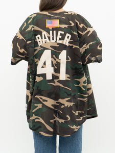 Vintage x Made in USA x PADRES Camo Baseball Jersey (XS-XL)