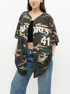 Vintage x Made in USA x PADRES Camo Baseball Jersey (XS-XL)