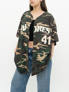 Vintage x Made in USA x PADRES Camo Baseball Jersey (XS-XL)