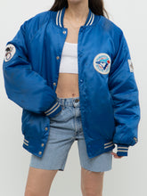 Load image into Gallery viewer, Vintage x CHALK LINE 92&#39; Blue Jays World Series Satin Bomber (S-L)