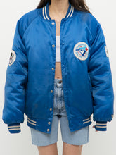 Load image into Gallery viewer, Vintage x CHALK LINE 92&#39; Blue Jays World Series Satin Bomber (S-L)