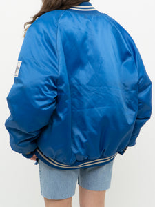 Vintage x CHALK LINE 92' Blue Jays World Series Satin Bomber (S-L)