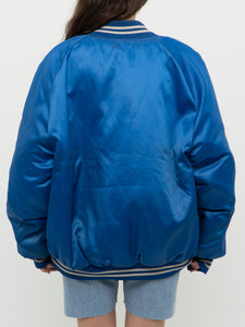 Vintage x CHALK LINE 92' Blue Jays World Series Satin Bomber (S-L)