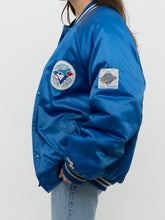 Load image into Gallery viewer, Vintage x CHALK LINE 92&#39; Blue Jays World Series Satin Bomber (S-L)