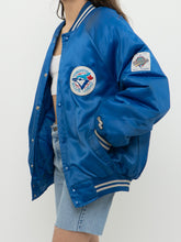 Load image into Gallery viewer, Vintage x CHALK LINE 92&#39; Blue Jays World Series Satin Bomber (S-L)