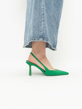 Load image into Gallery viewer, Zara x Green Heels (7.5, 8)