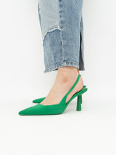 Load image into Gallery viewer, Zara x Green Heels (7.5, 8)