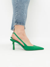 Load image into Gallery viewer, Zara x Green Heels (7.5, 8)