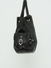 Load image into Gallery viewer, Vintage x LUCE Black Leather Cinched Purse