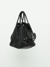 Load image into Gallery viewer, Vintage x LUCE Black Leather Cinched Purse