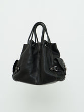 Load image into Gallery viewer, Vintage x LUCE Black Leather Cinched Purse