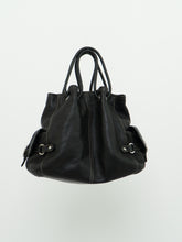 Load image into Gallery viewer, Vintage x LUCE Black Leather Cinched Purse