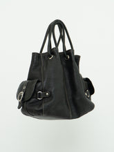 Load image into Gallery viewer, Vintage x LUCE Black Leather Cinched Purse