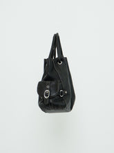 Load image into Gallery viewer, Vintage x LUCE Black Leather Cinched Purse