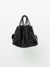 Load image into Gallery viewer, Vintage x LUCE Black Leather Cinched Purse