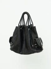 Load image into Gallery viewer, Vintage x LUCE Black Leather Cinched Purse