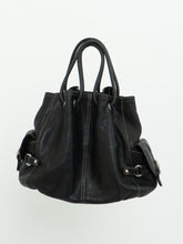 Load image into Gallery viewer, Vintage x LUCE Black Leather Cinched Purse