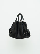 Load image into Gallery viewer, Vintage x LUCE Black Leather Cinched Purse