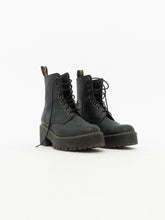 Load image into Gallery viewer, DOC MARTENS x Black Heeled Boot (7, 7.5)