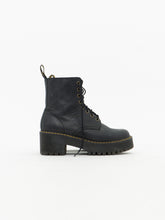 Load image into Gallery viewer, DOC MARTENS x Black Heeled Boot (7, 7.5)