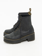 Load image into Gallery viewer, DOC MARTENS x Black Heeled Boot (7, 7.5)