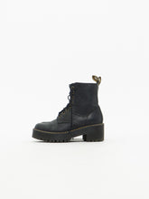 Load image into Gallery viewer, DOC MARTENS x Black Heeled Boot (7, 7.5)