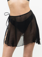 Load image into Gallery viewer, Vintage x Black Mesh Side-tie Coverup (XS-M)