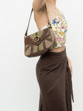 Load image into Gallery viewer, Vintage x Made in Turkey x Brown Linen Midi Skirt (XS, S)