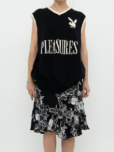 PLEASURES x PLAYBOY Black Cotton Knit Vest (S-XL)