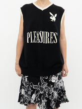 Load image into Gallery viewer, PLEASURES x PLAYBOY Black Cotton Knit Vest (S-XL)