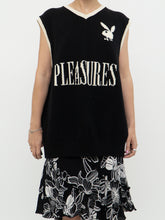 Load image into Gallery viewer, PLEASURES x PLAYBOY Black Cotton Knit Vest (S-XL)