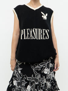 PLEASURES x PLAYBOY Black Cotton Knit Vest (S-XL)