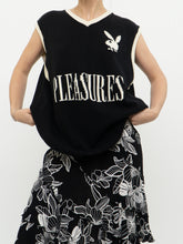 Load image into Gallery viewer, PLEASURES x PLAYBOY Black Cotton Knit Vest (S-XL)