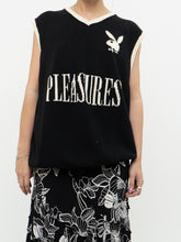 Load image into Gallery viewer, PLEASURES x PLAYBOY Black Cotton Knit Vest (S-XL)