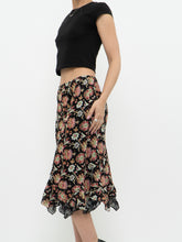 Load image into Gallery viewer, Vintage x Reversible Floral Chiffon Midi Skirt (XS, S)