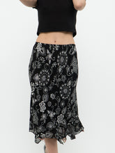 Load image into Gallery viewer, Vintage x Reversible Floral Chiffon Midi Skirt (XS, S)