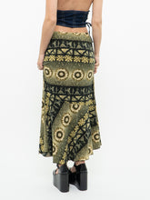 Load image into Gallery viewer, Vintage x Soft Green Patterned Skirt (S, M)