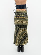 Load image into Gallery viewer, Vintage x Soft Green Patterned Skirt (S, M)