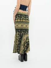 Load image into Gallery viewer, Vintage x Soft Green Patterned Skirt (S, M)