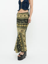 Load image into Gallery viewer, Vintage x Soft Green Patterned Skirt (S, M)