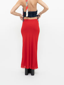 REFORMATION x Red Maxi Skirt (S, M)