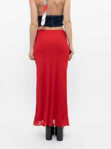 REFORMATION x Red Maxi Skirt (S, M)