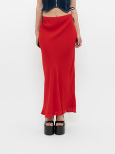 REFORMATION x Red Maxi Skirt (S, M)