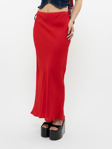 REFORMATION x Red Maxi Skirt (S, M)