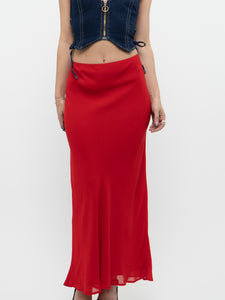 REFORMATION x Red Maxi Skirt (S, M)