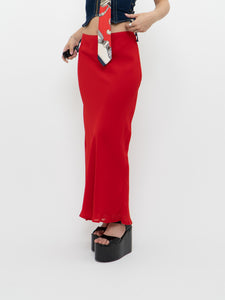 REFORMATION x Red Maxi Skirt (S, M)