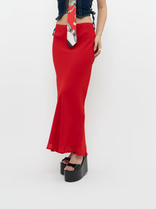 REFORMATION x Red Maxi Skirt (S, M)