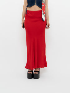 REFORMATION x Red Maxi Skirt (S, M)