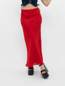 REFORMATION x Red Maxi Skirt (S, M)