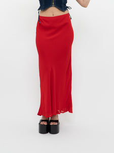 REFORMATION x Red Maxi Skirt (S, M)